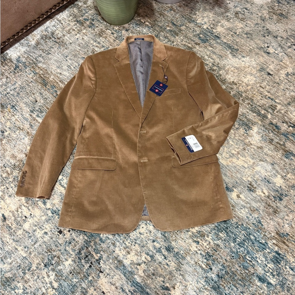 Men’s corduroy blazer, new with tags